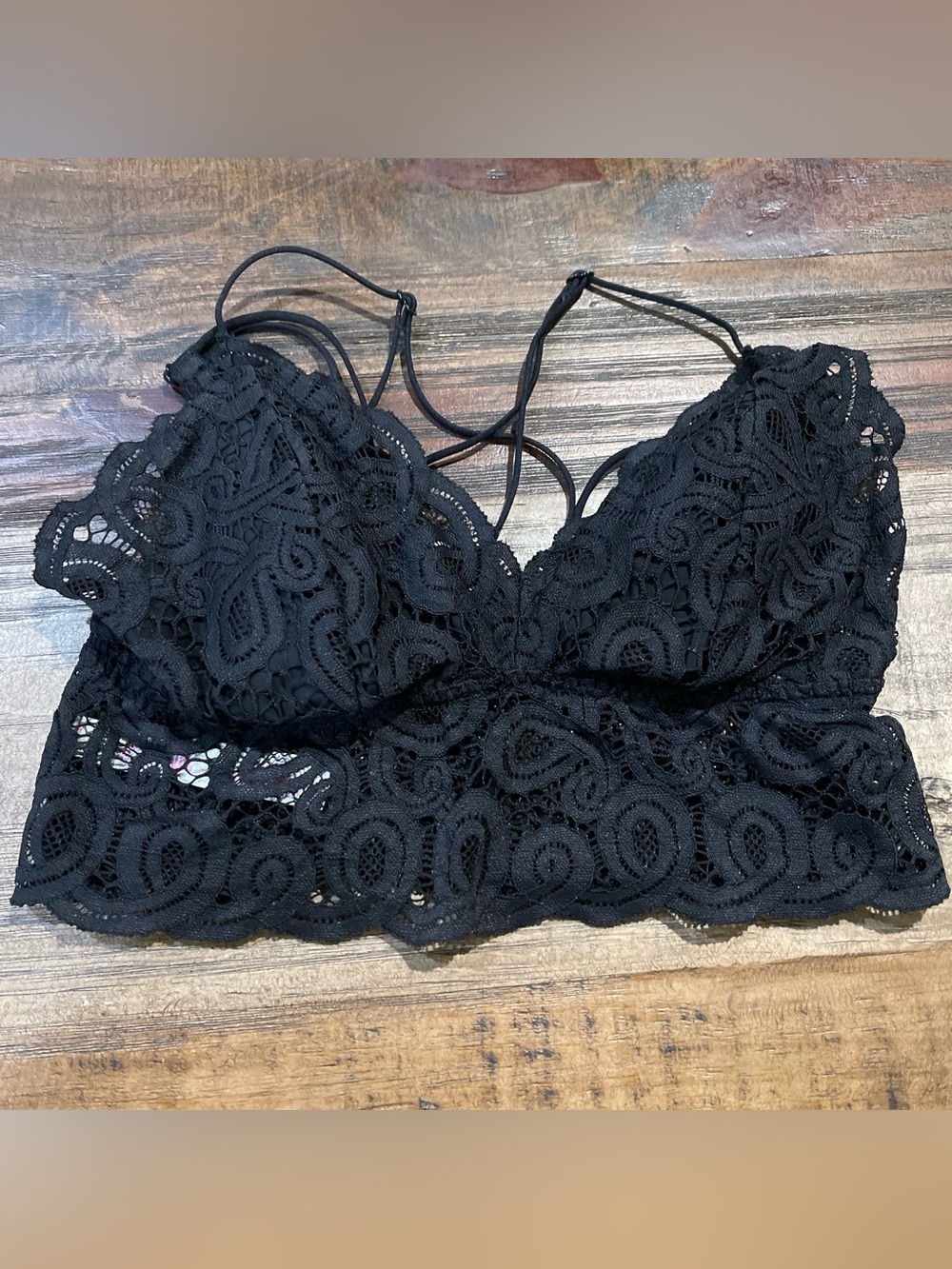 Black Lace Bralette - Women Intimates